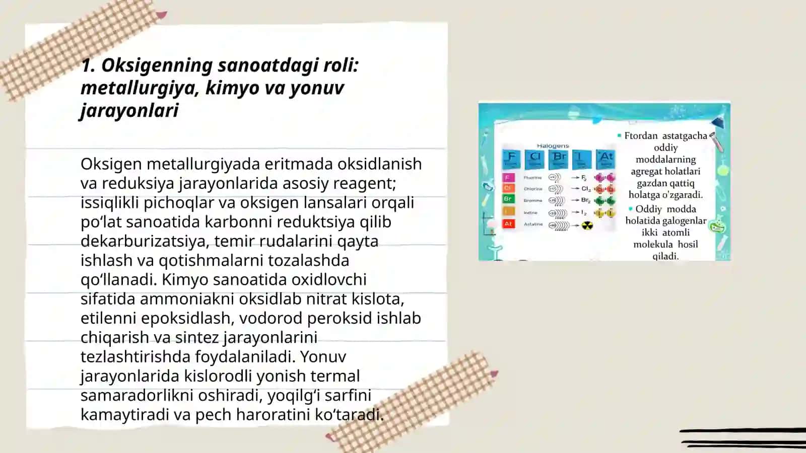 16-guruh elementlari (xalkogenlar) ning texnikadagi va biologik ahamyati 3