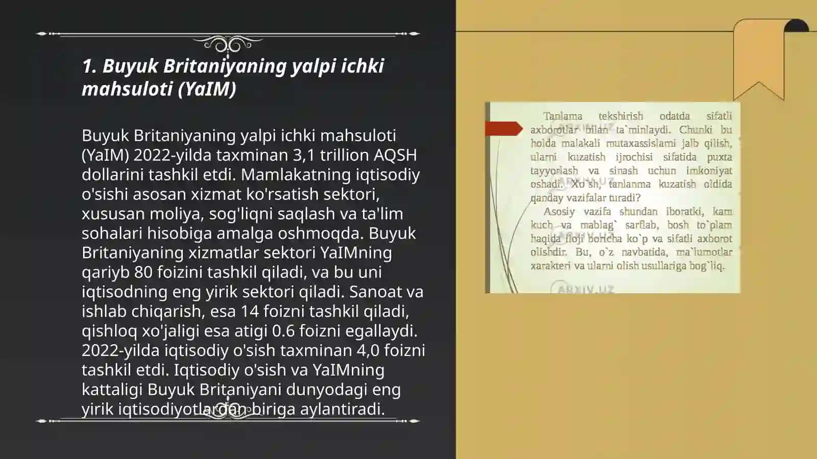 Buyuk Britaniyaning iqtisodiyoti va statistik maʼlumotlari 3