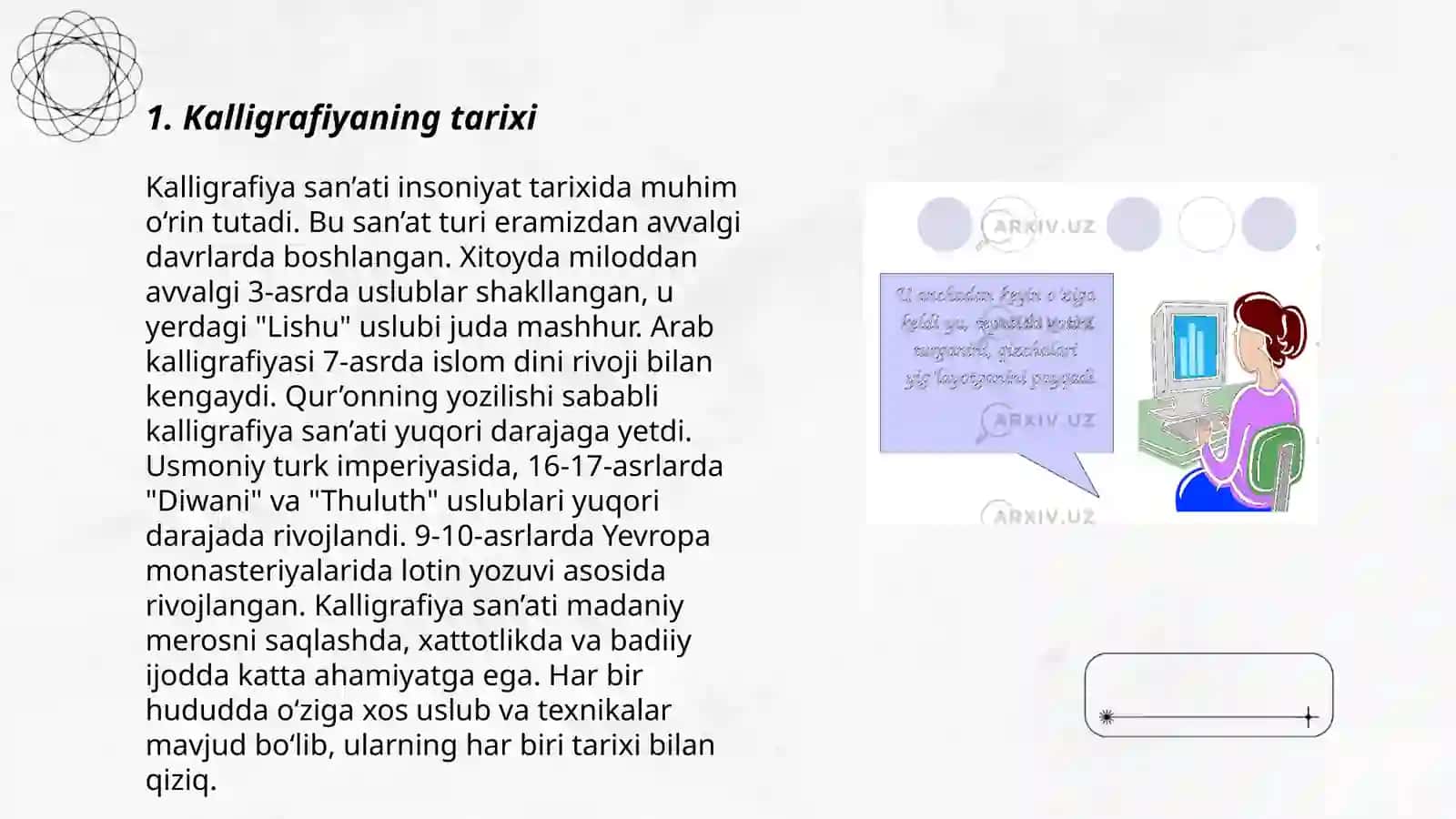 Kalligrafiya haqida ma'lumot 3