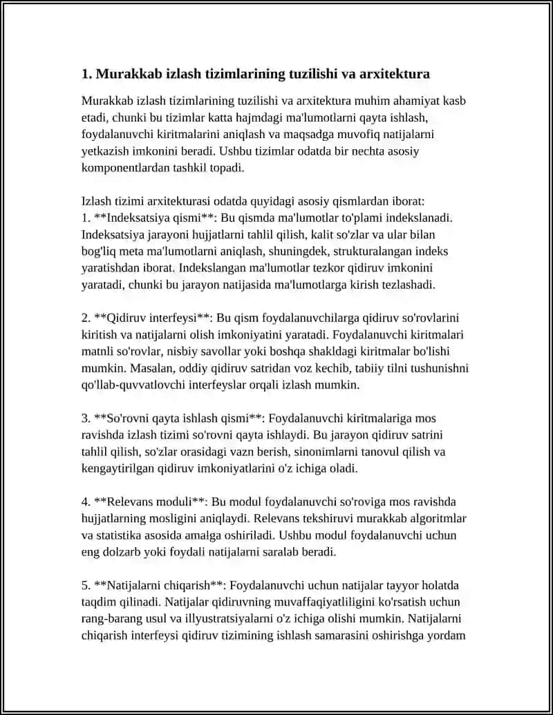 MURAKKAB IZLASH TIZIMLARINI BAXOLAY OLISH 3