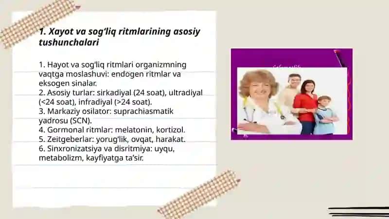 Xayot va sogʻliq ritmlari 3