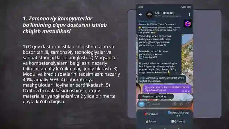 Zamonaviy kompyuterlar bo’limini o’qitish metodikasi 3