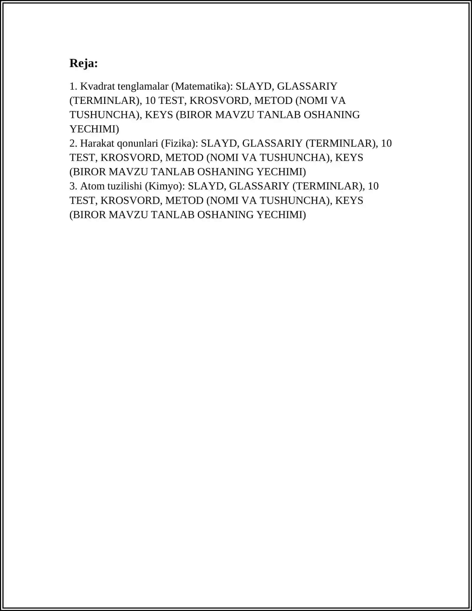 Kvadrat Tenglamalar (Matematika) 3