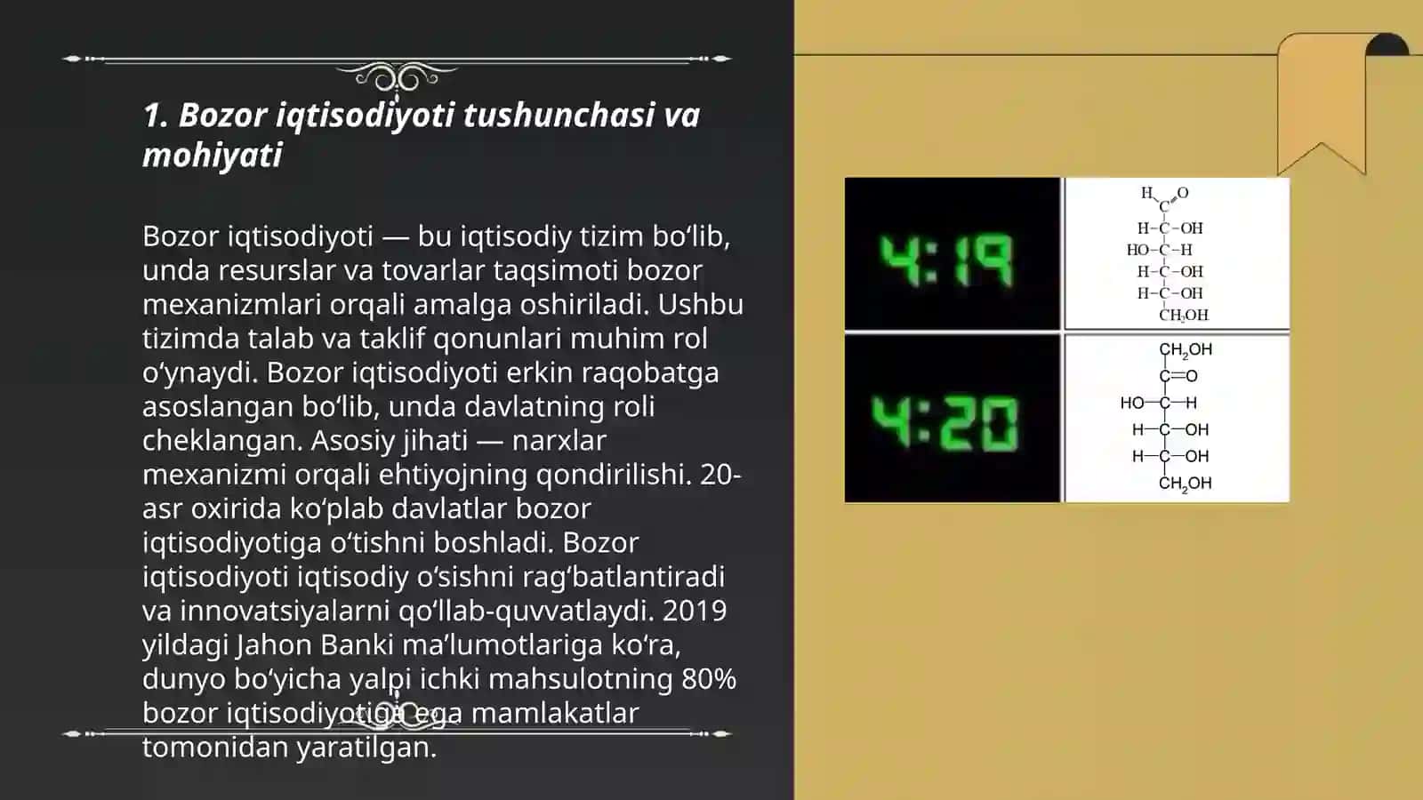 Tavar va Pul munosabatlarini rivojlanishi bozor iqtisodiyoti shakillanishi va amal qilishining asosidir 3