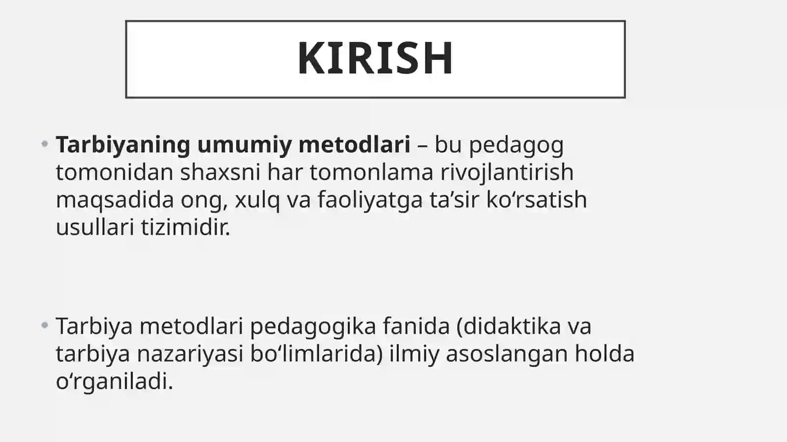 Tarbiyaning umumiy metodlari 3