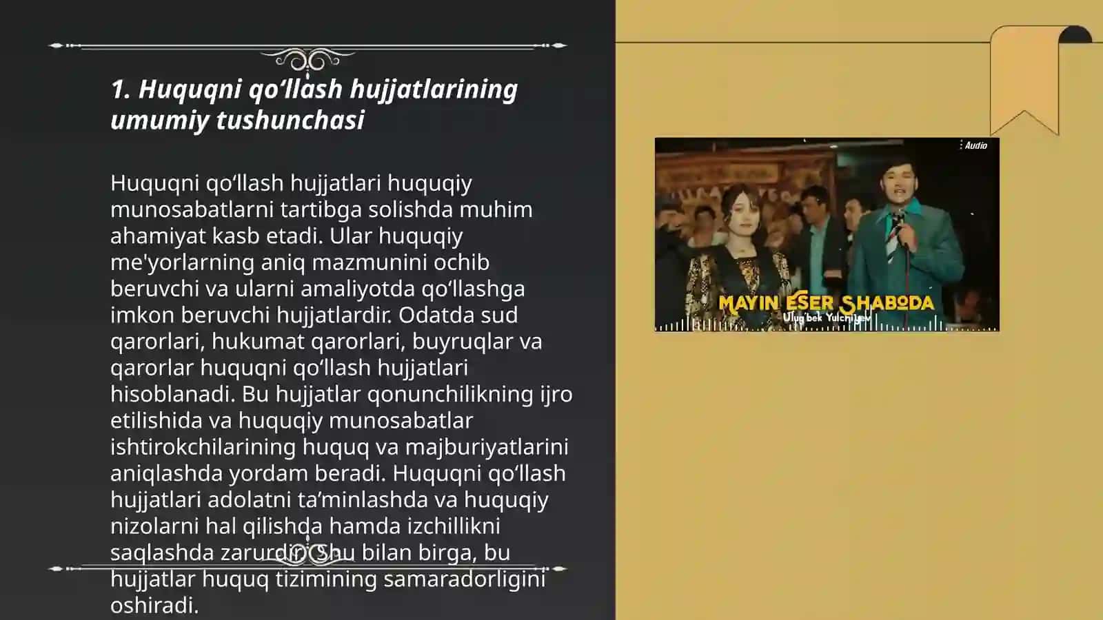 Huquqni qoʻllash hujjatlarining yuridik texnikasi 3