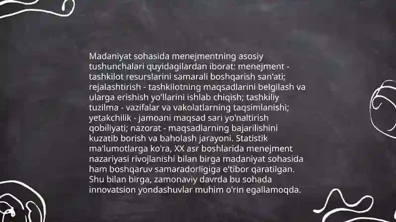 Madaniyat sohasida menejment 3