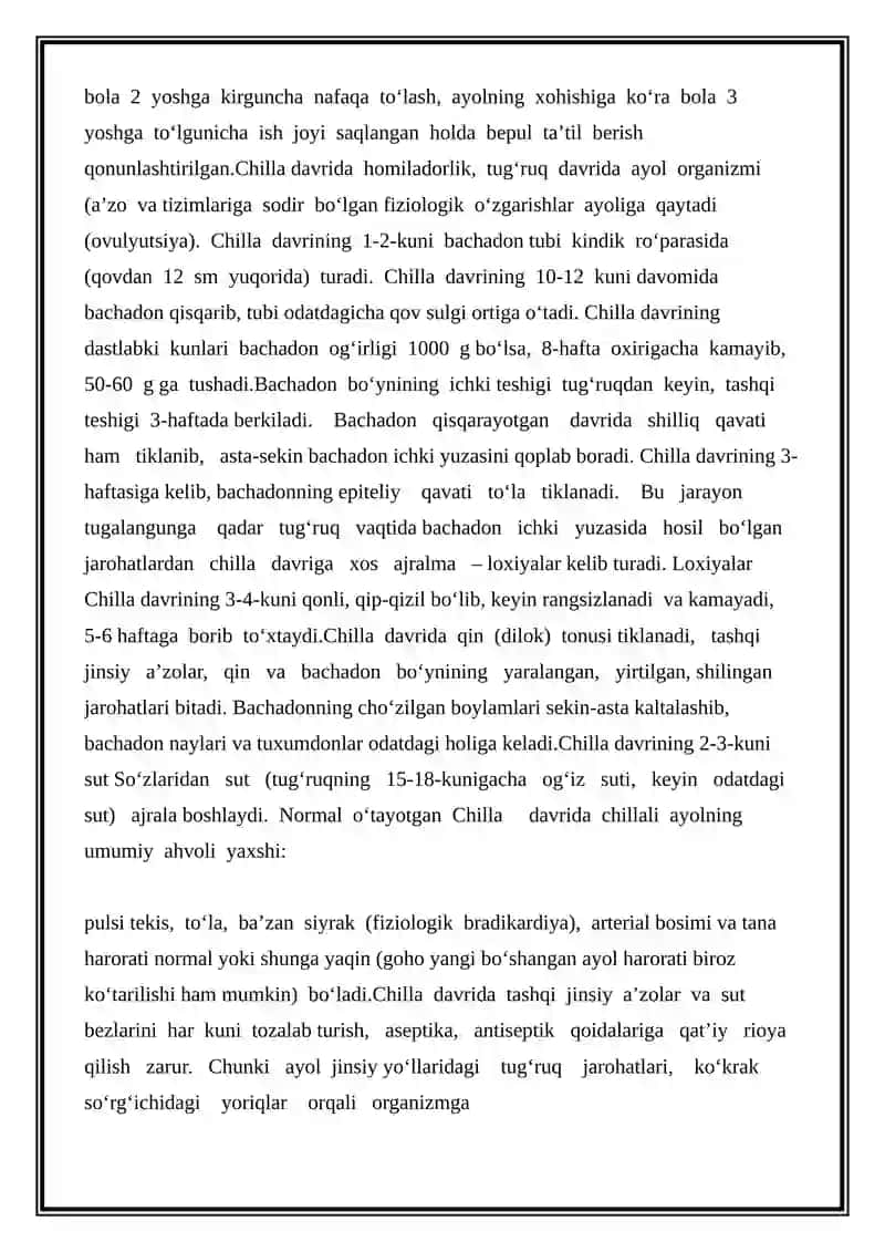 Chilla davridagi septik kasalliklar 3