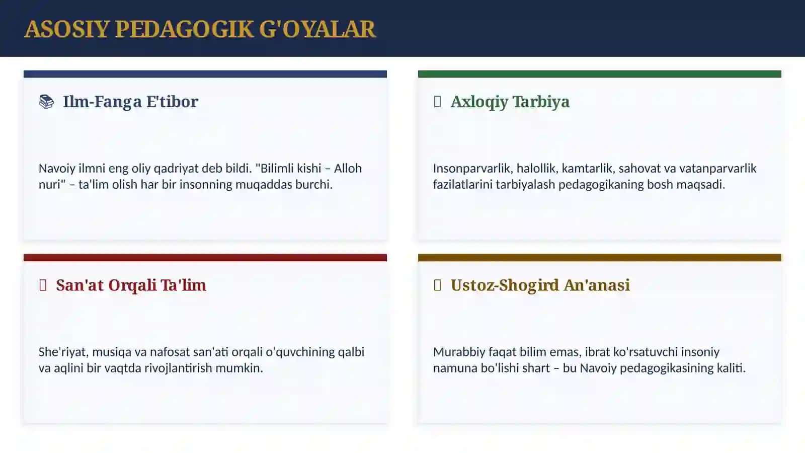 A.Navoiyning pedagogik qarashlari 3