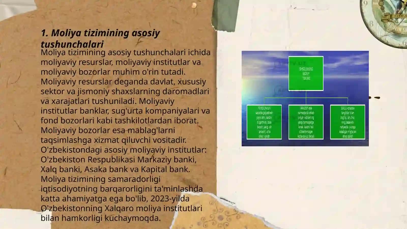 Moliya tizimi va uning asosiy boʻgʻinlari 3