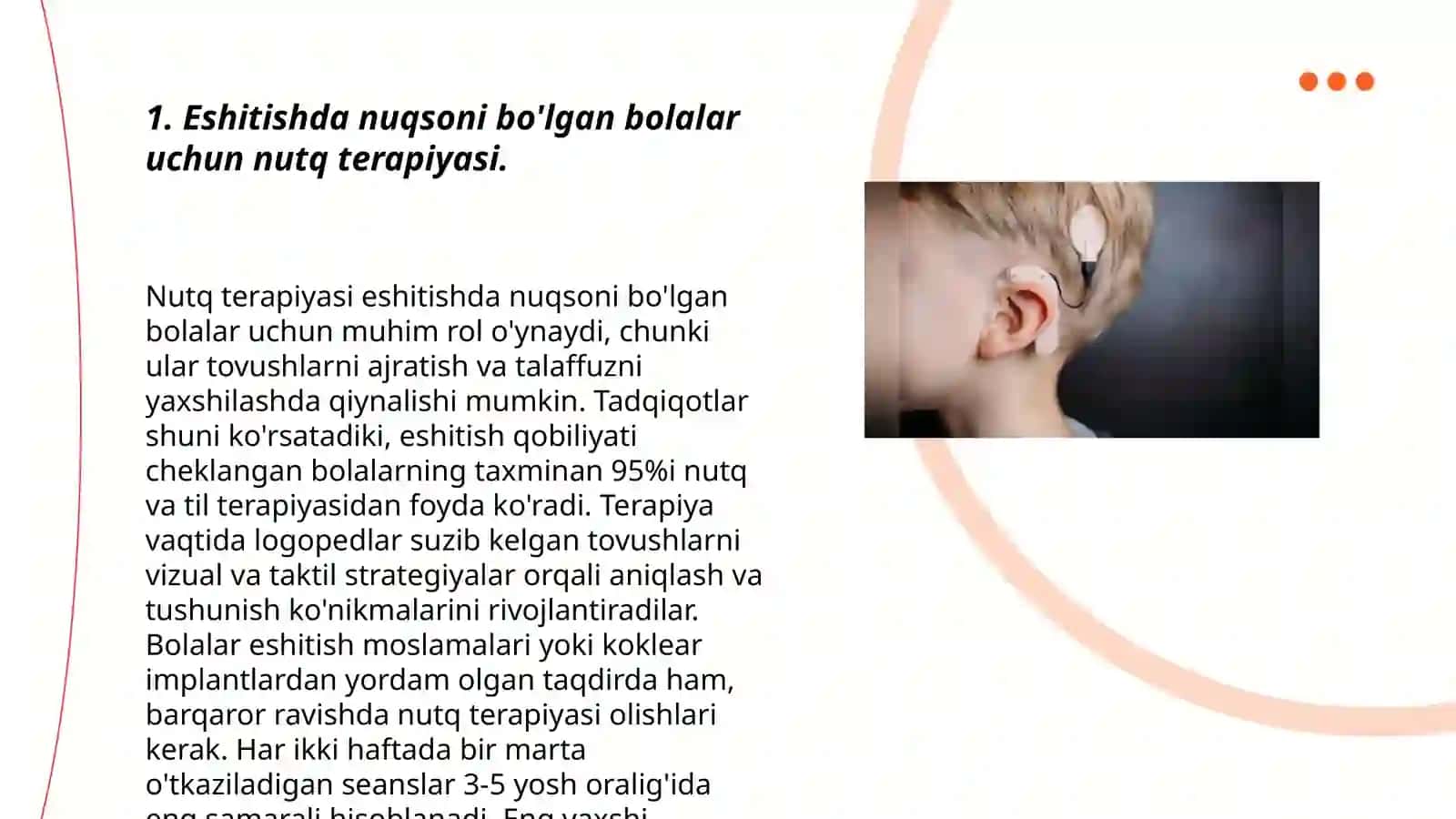 Eshitishda nuqsoni bolgan bolalar maktabida ogzaki nutqga orgatish 3