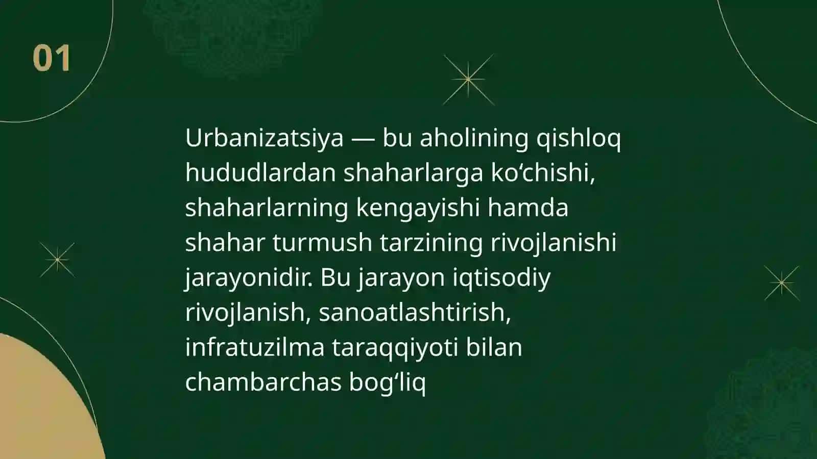 Urbanizatsiya jarayonlarini GAT yordamida o‘rganish 3