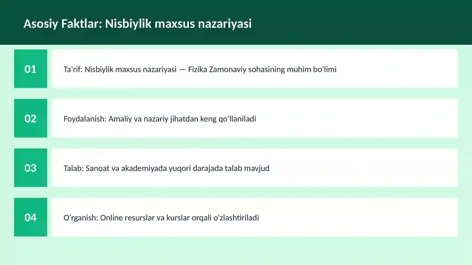 Nisbiylik maxsus nazariyasi 3