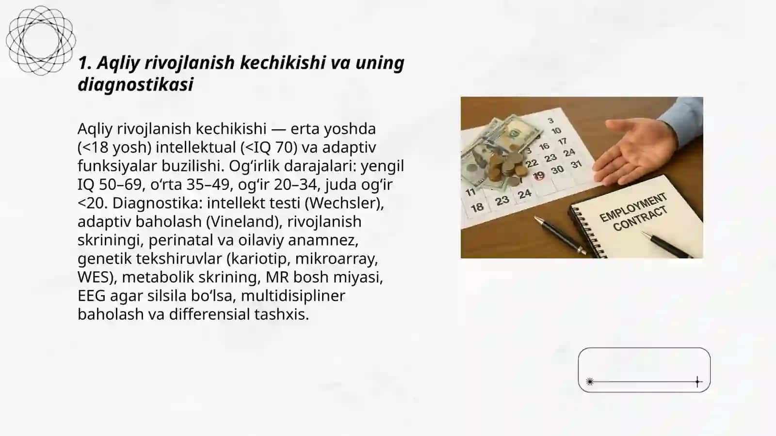 Aqliy rivojlanish va kompensatsiya mexanizmlarining buzilishi sardor 3