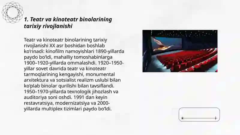 Teatr va kinnoteatr binolari 3
