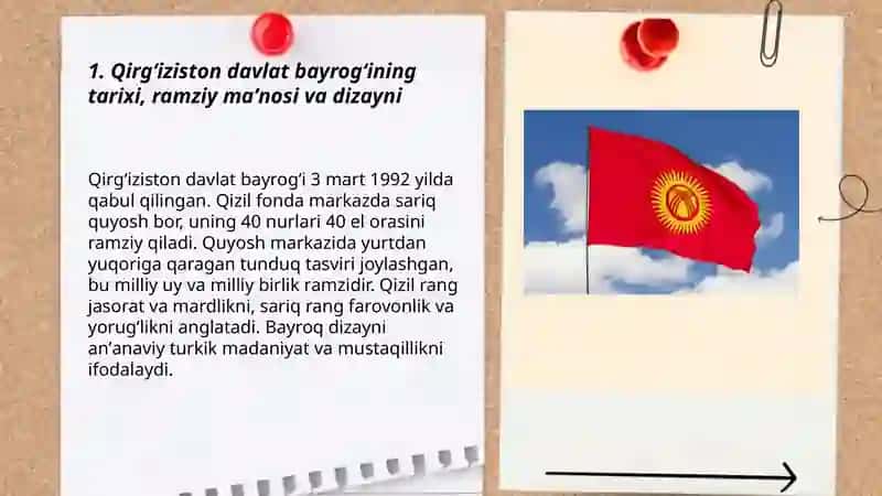 Qirgʻiziston va Ozarbayjon davlatining asosiy va qoʻshimcha belgilari 3