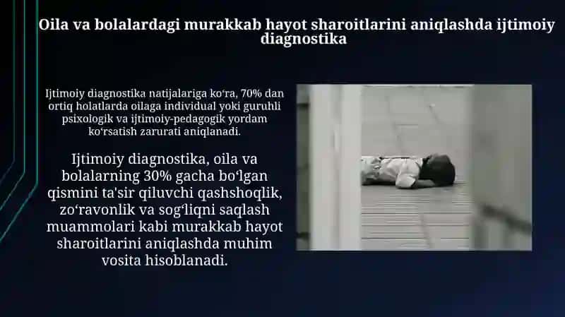 Ijtimoiy diagnostika natijalari va keyingi choralar 3