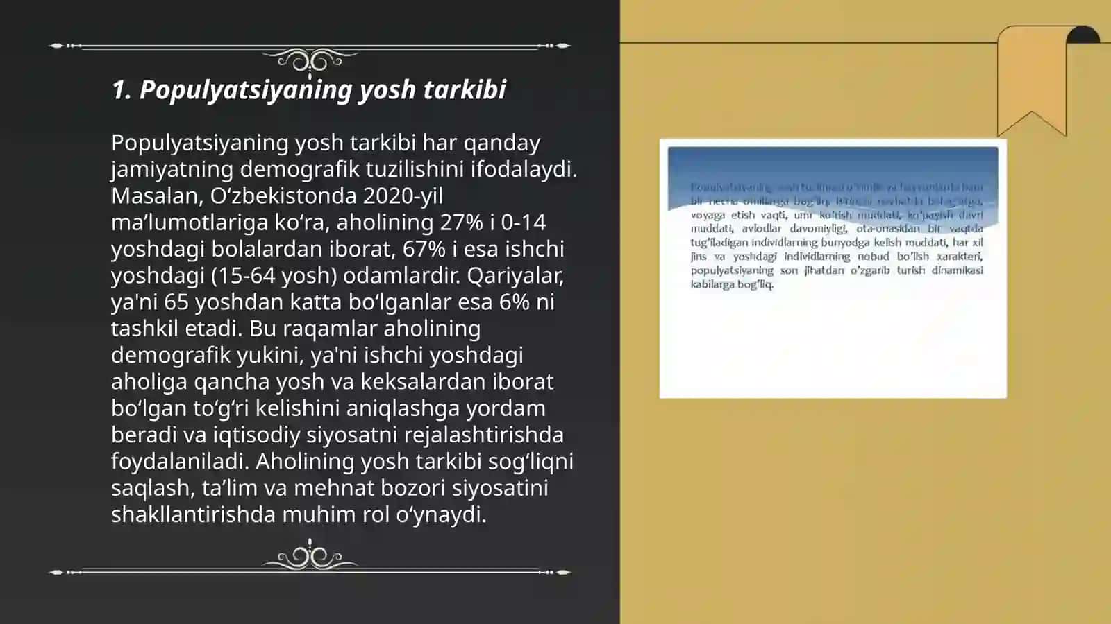Populyatsiyaning biologik tuzilmasi 3