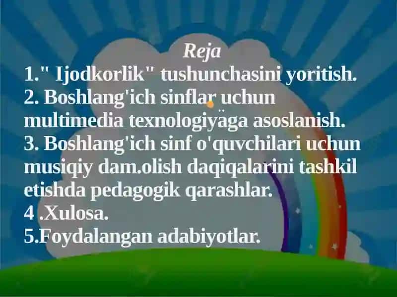 Ijodkorlik 3