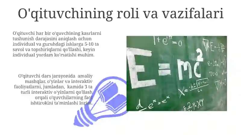 Boshlang’ich sinflarda matematika o’qitishda kasr tushunchasi elementlarini o’rgatish metodikasi 3