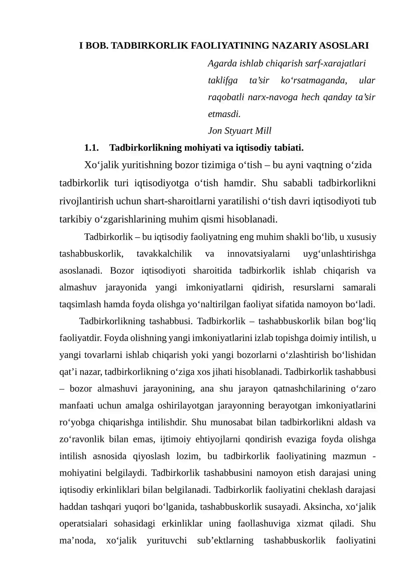 TADBIRKORLIK FAOLIYATINING NAZARIY ASOSLARI VA AMALIY AHAMIYATI 3