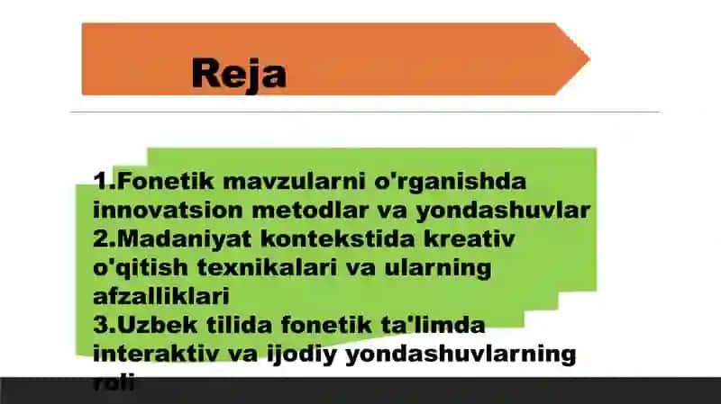 Fonetik mavzularni o'rganishda  kreativ metod va usullardan foydalanish 3