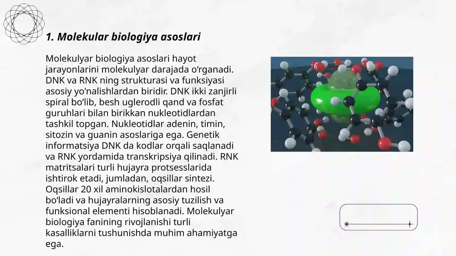 Hayotning molekular asoslari 3
