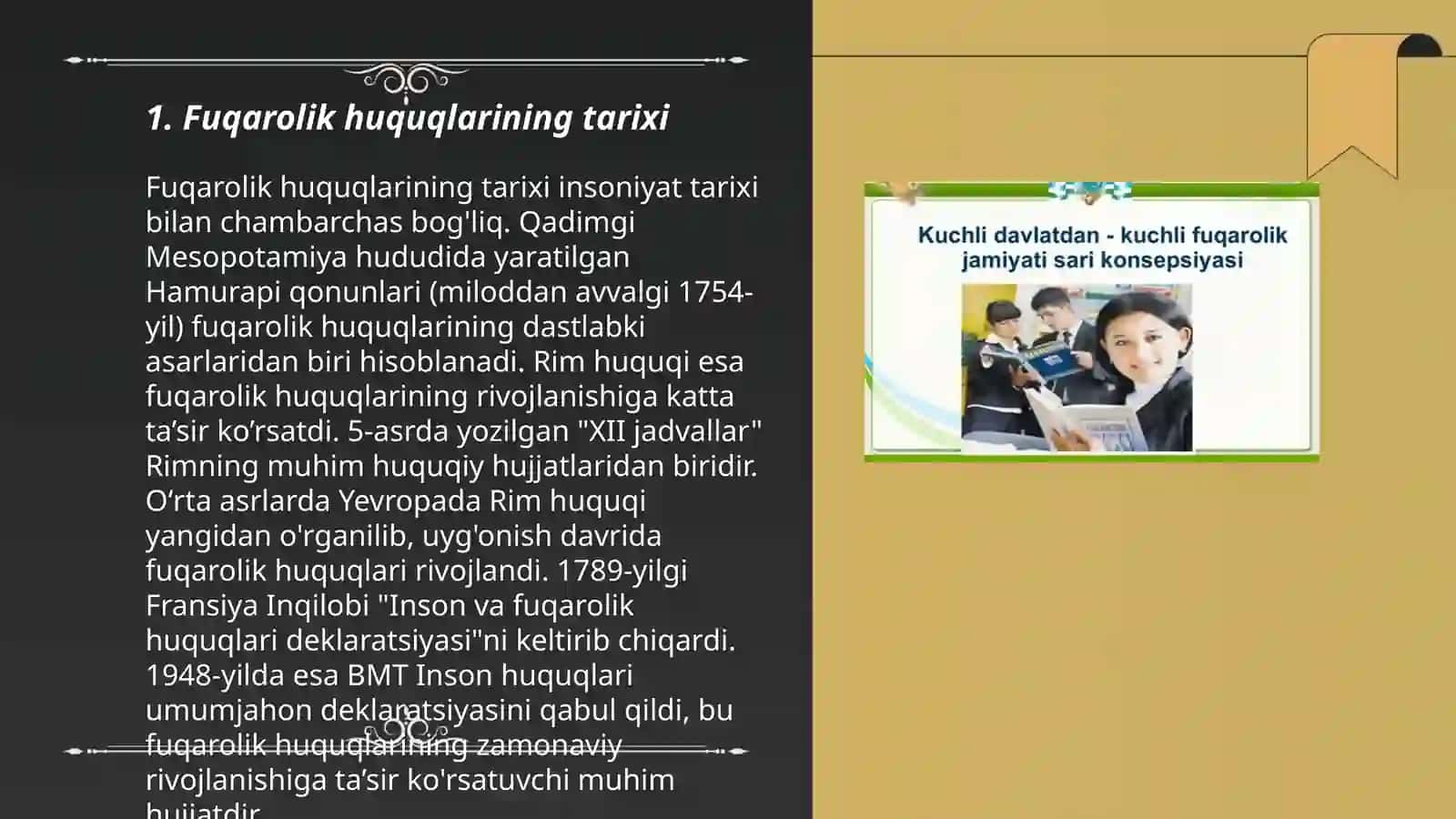 Fuqarolik huquqlarining tarixi 3