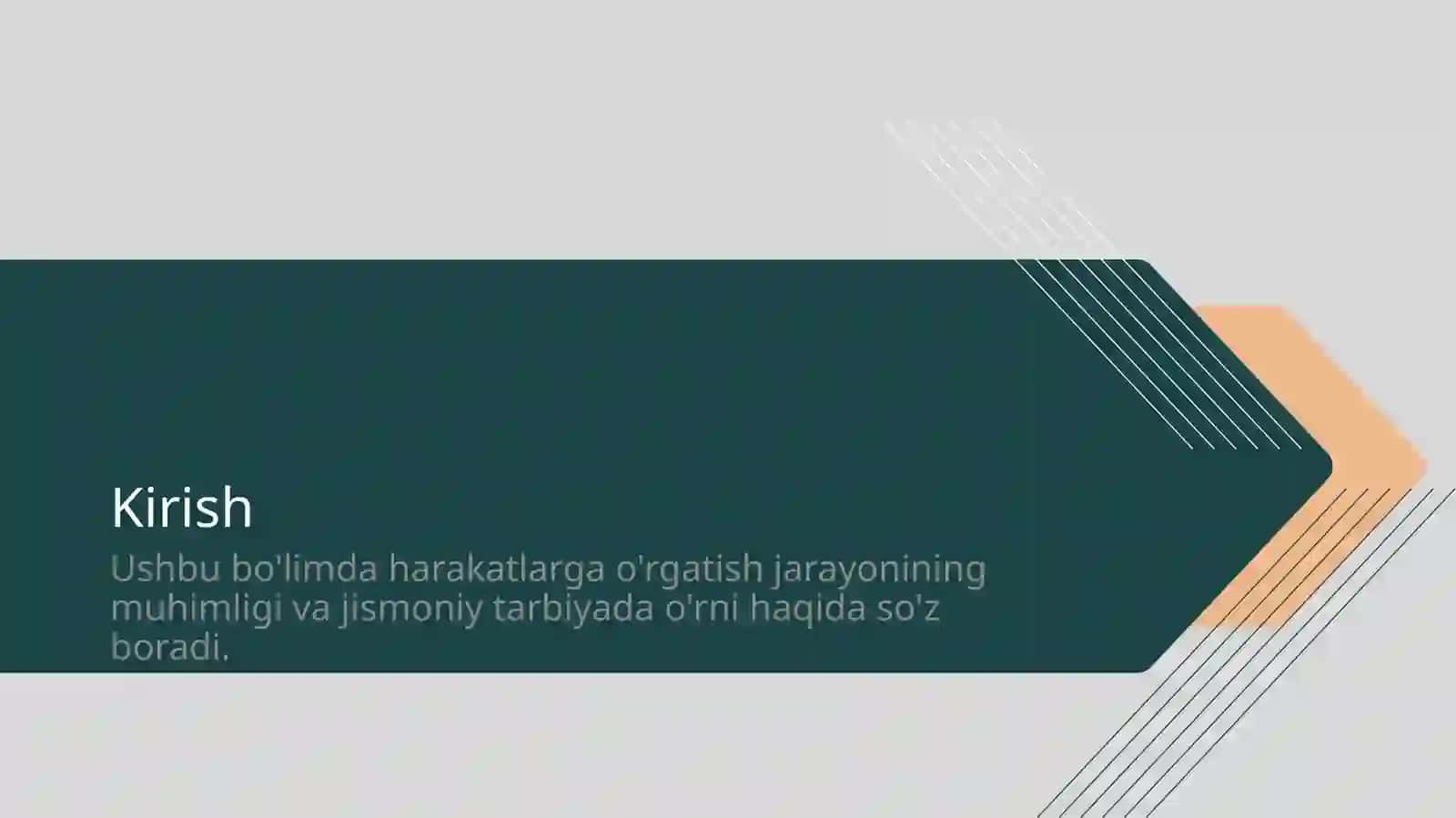Harakatlarga o'rgatish jarayonining bosqichlarining xususiyatlari va tuzilishi 3