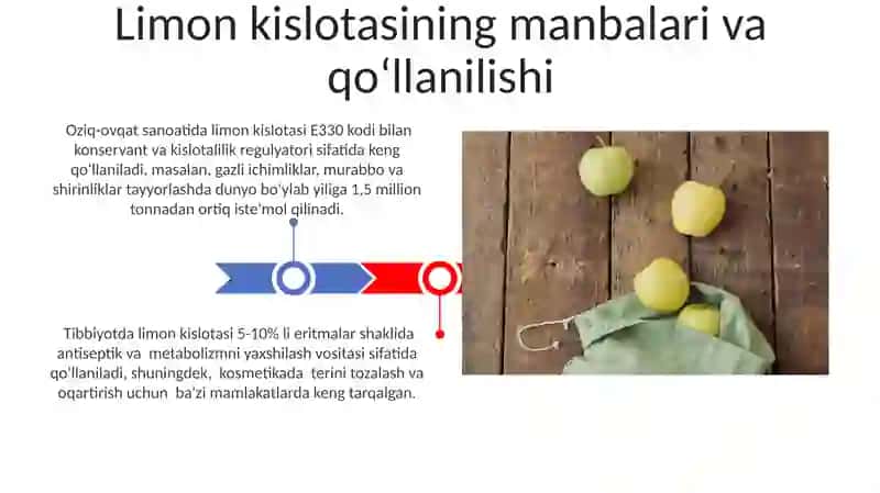Olma va Limon Kislotalar 3