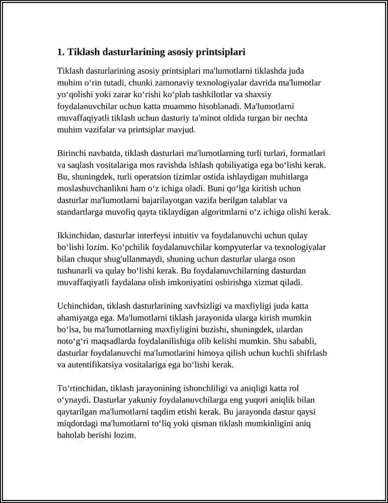 MA’LUMOTLARNI TIKLASHDA DASTURIY TA’MINOTLARNING ASOSIY PRINTSIPLARI 3
