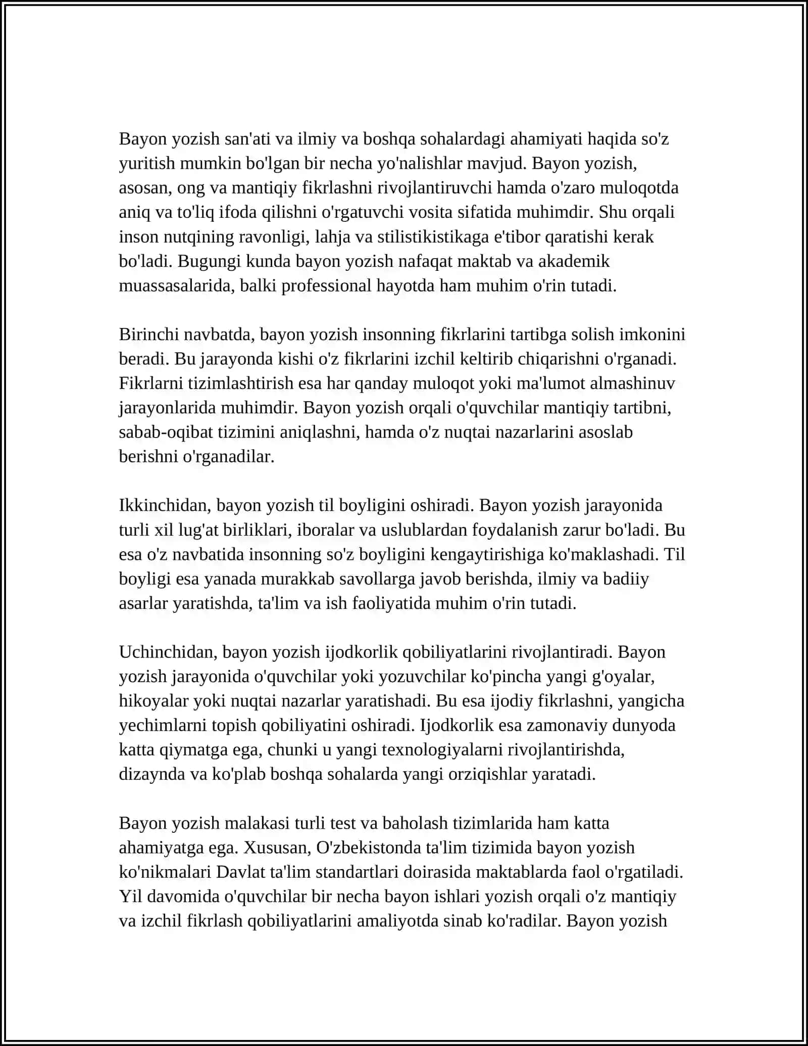 BOSHLANGICH SINFLARDA BAYON YOZISH METODIKASI 3