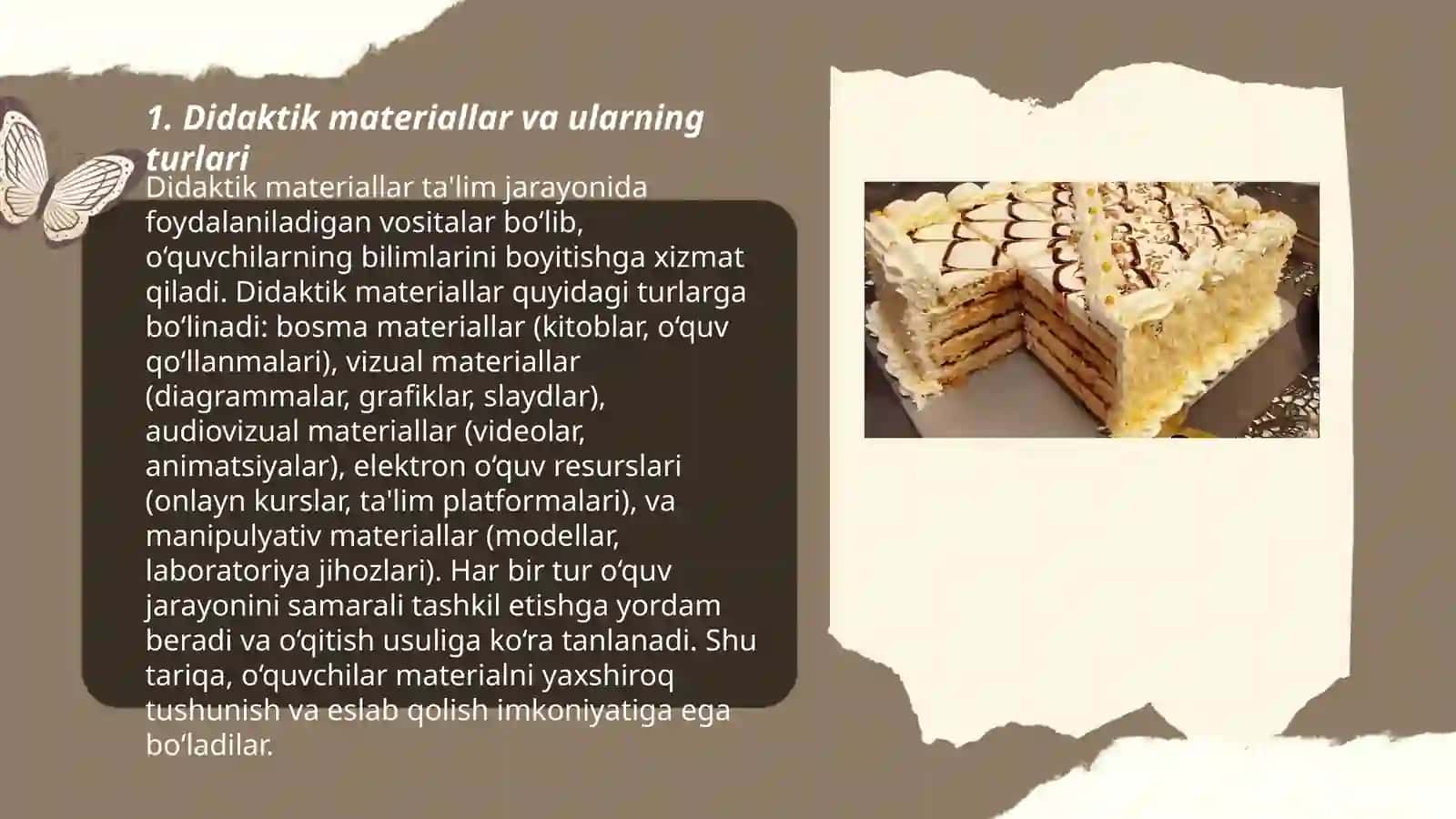 Didaktik materiallarni tayyorlash mavzusi 3