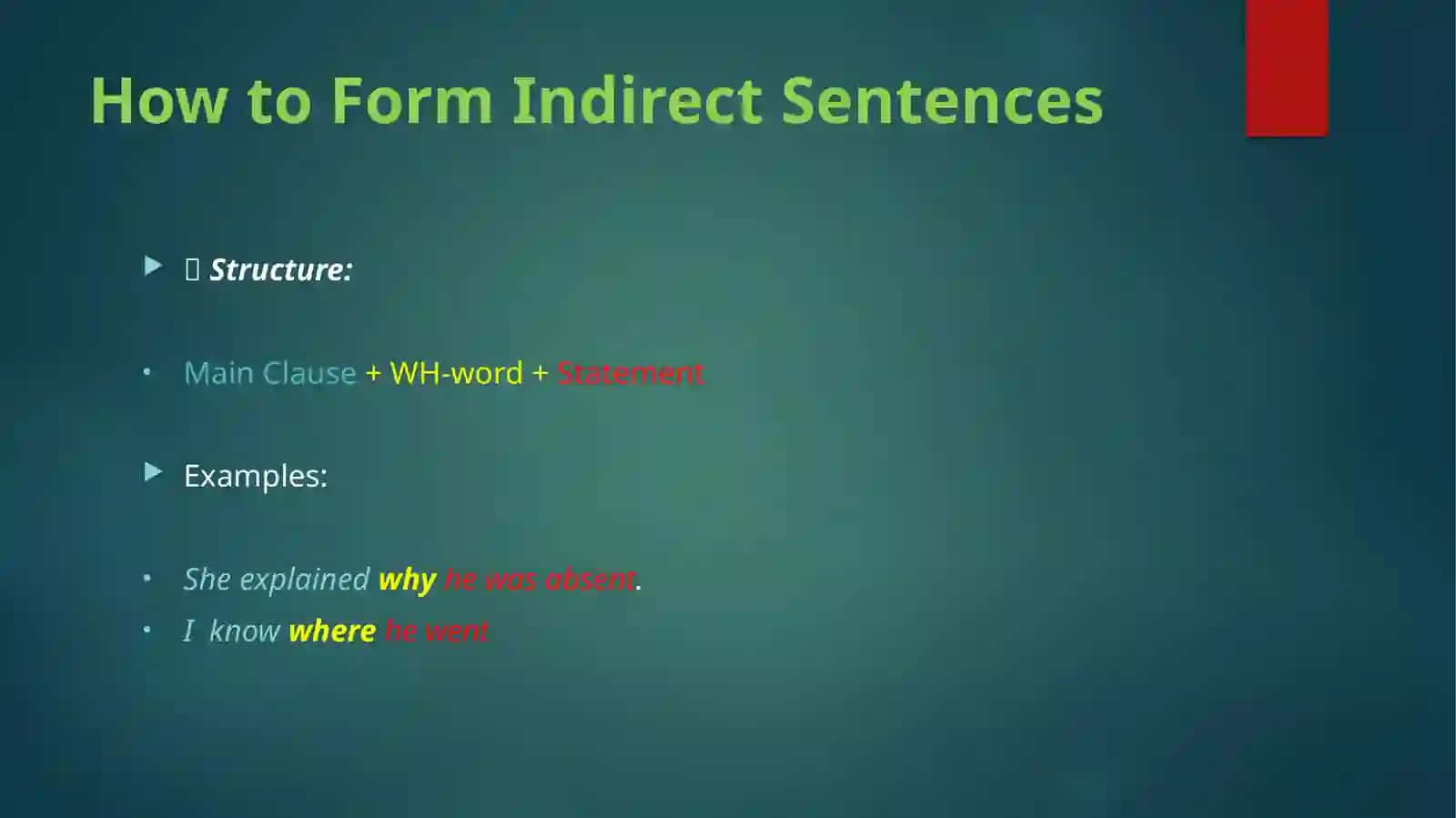 Embedded Sentences (Munalma suzlar) 3