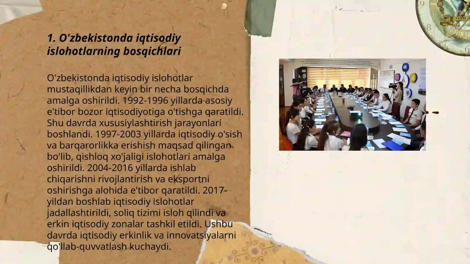 Oʻzbekistonda bozor munosabatlarning rivojlanishi 3