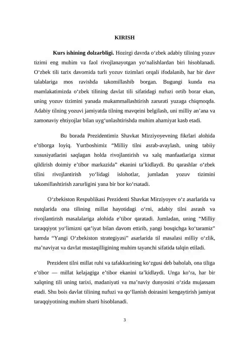 Hozirgi o‘zbek adabiy tili yozuv tizimlari 3