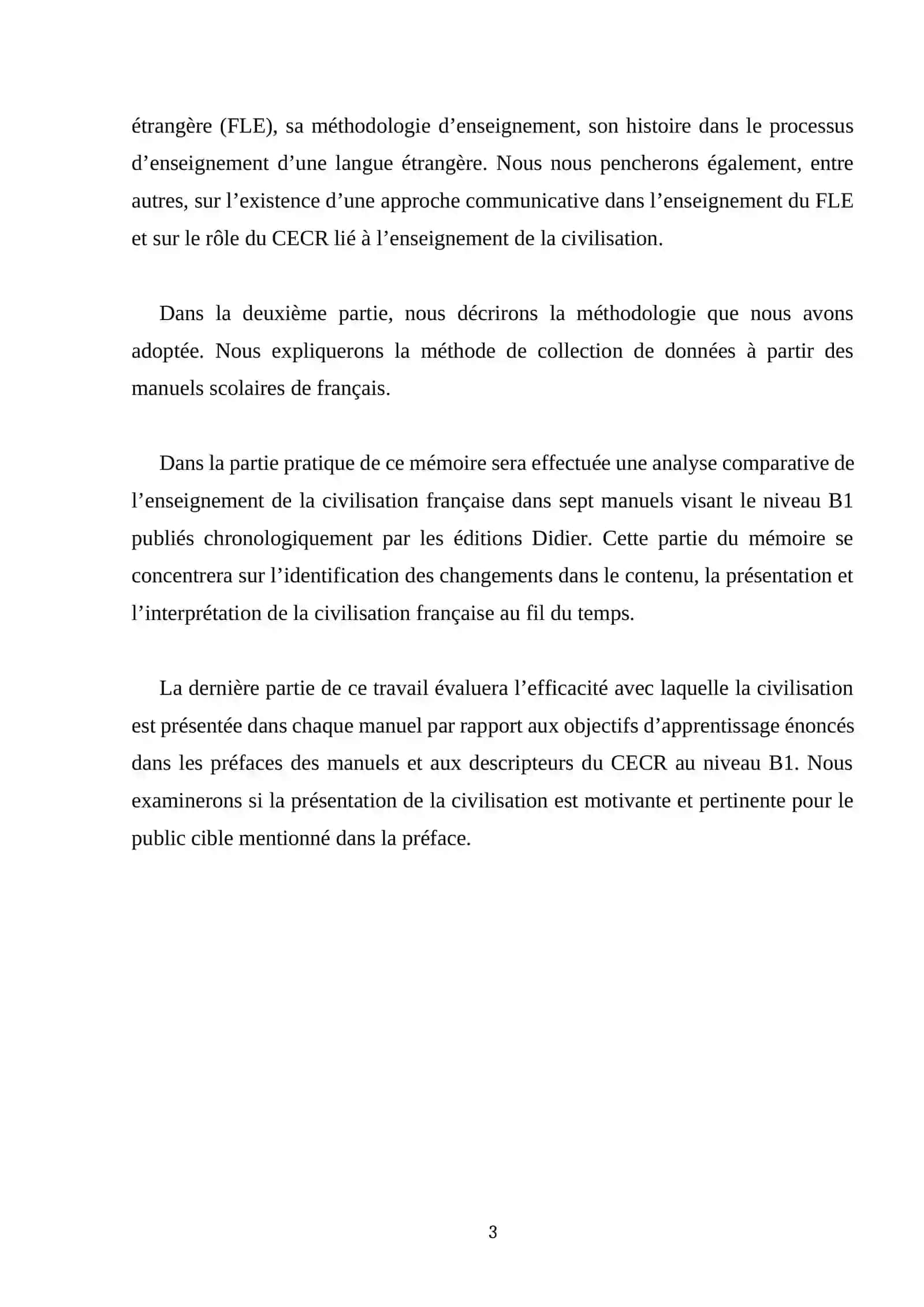 L’ENSEIGNEMENT DE LA CIVILISATION FRANÇAISE DANS LES COURS DE FLE 3