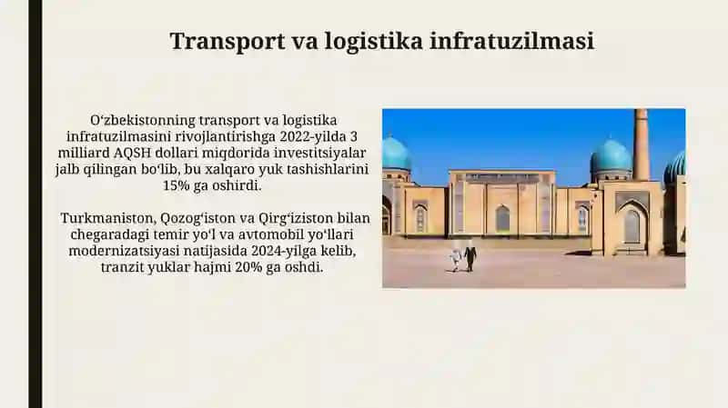 Transport va logistika infratuzilmasi 3