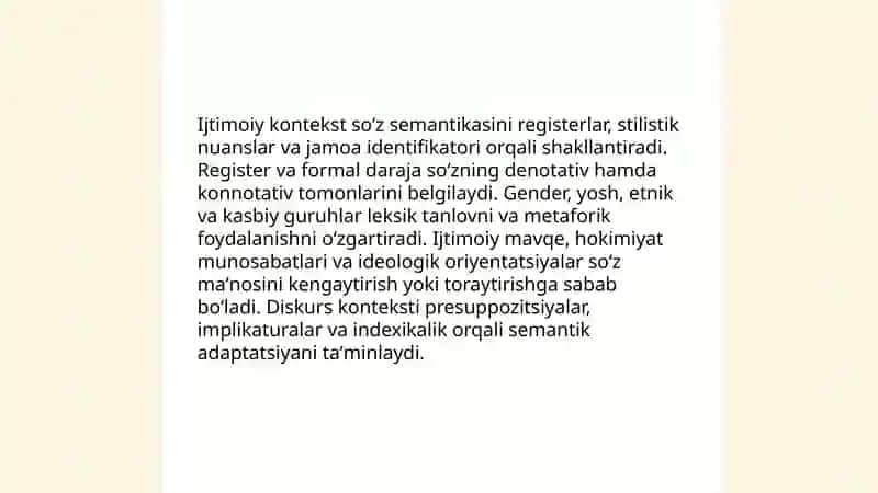 Soʻz semantikasidagi ijtimoiy komponentlar 3