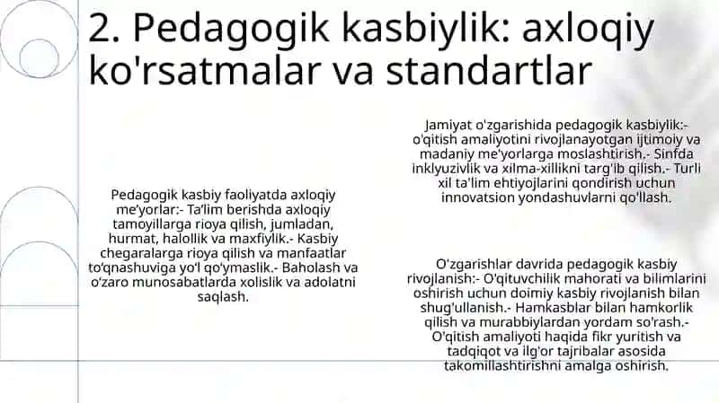 Pedagogik Qobiliyatlar. Ijtimoiy-Madaniy O‘Zgarishlar Sharoitida Pedagogik Professionalizm Va Pedagogik Ta’Lim 3