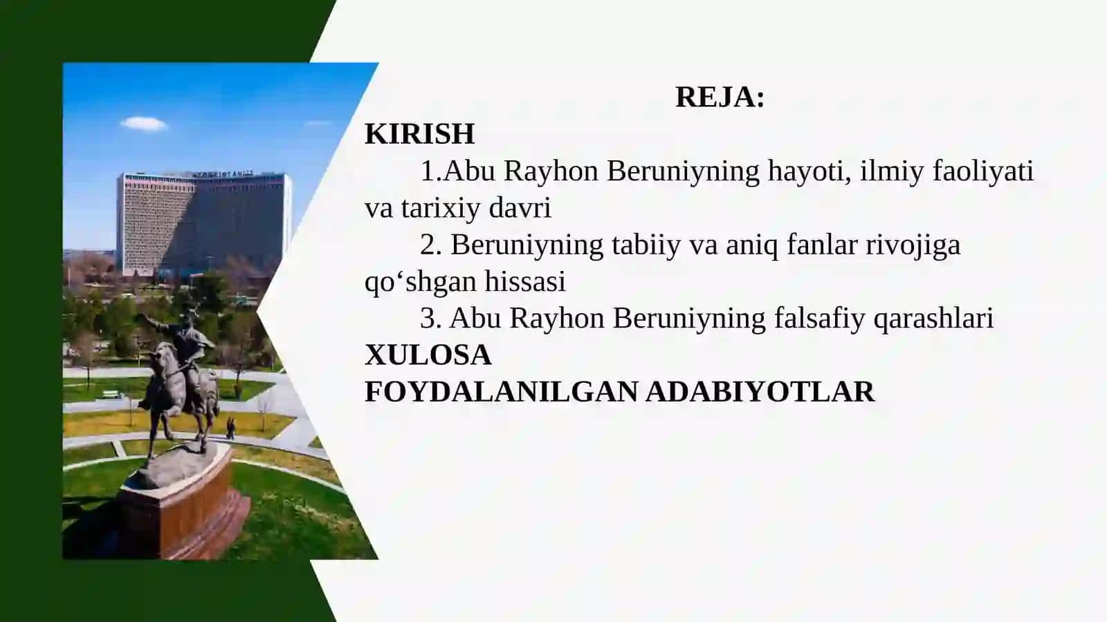 Abu Rayhon Beruniy Ilmiy va Falsafiy Merosi 3