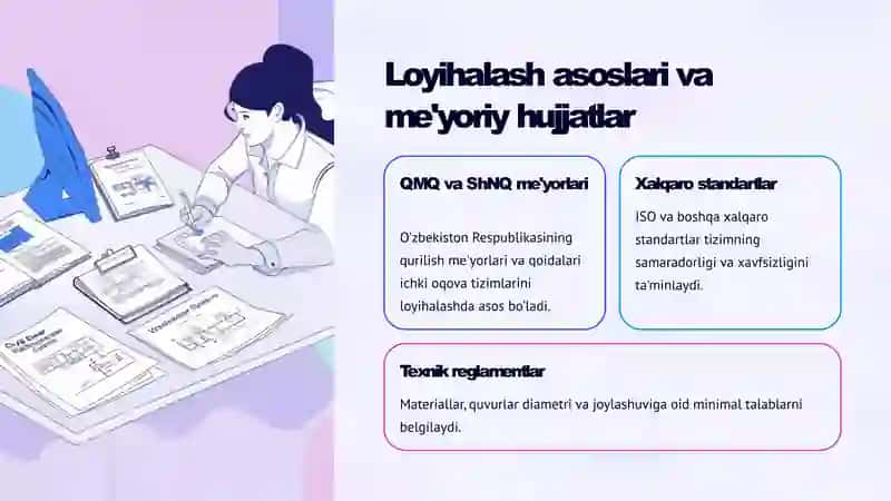 Ichki oqova suvlarni oqizish tarmog'ining hisobi 3