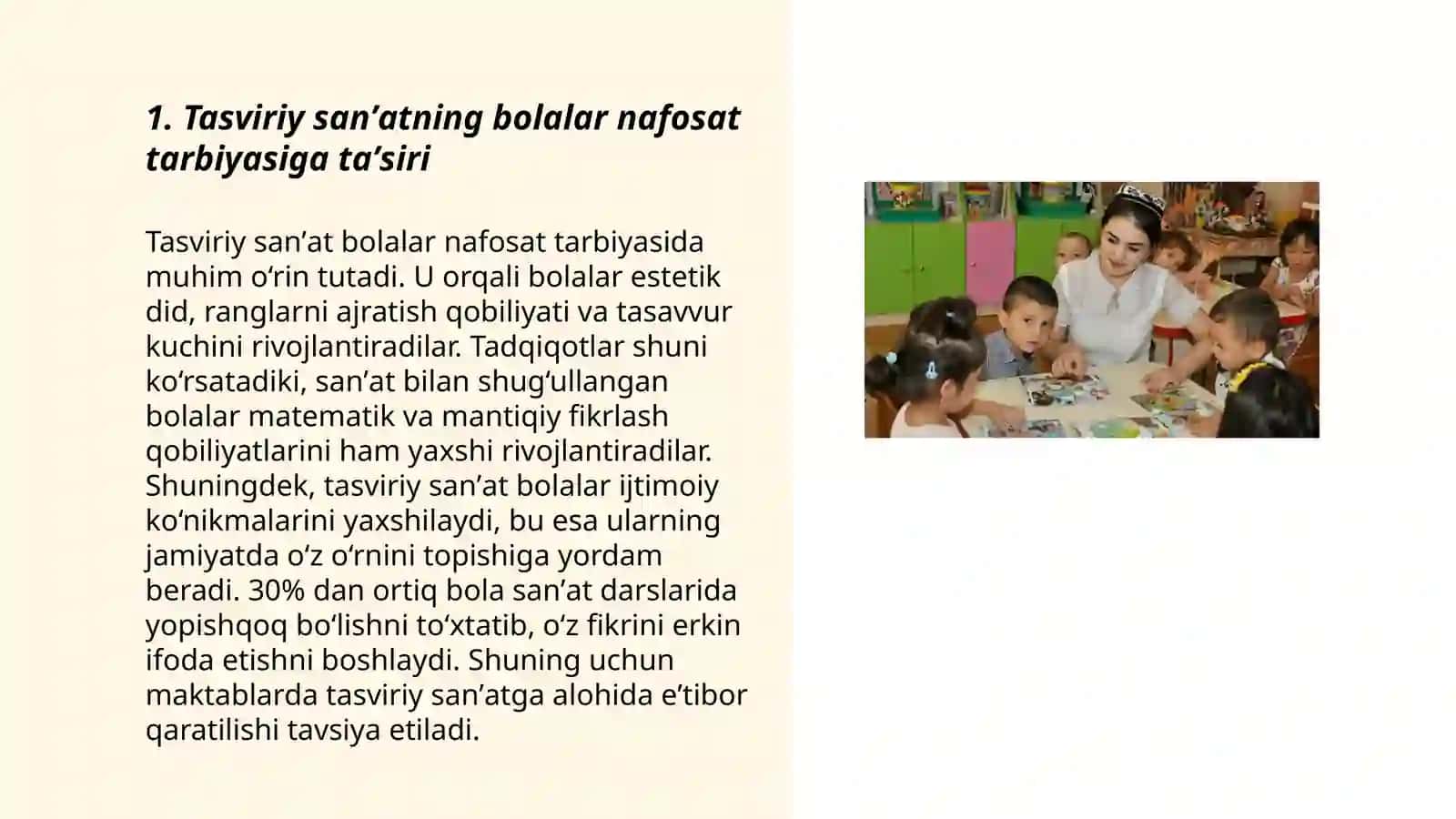 Tasviriy faoliyatning bolalar nafosat tarbiyasiga taʼsiri 3