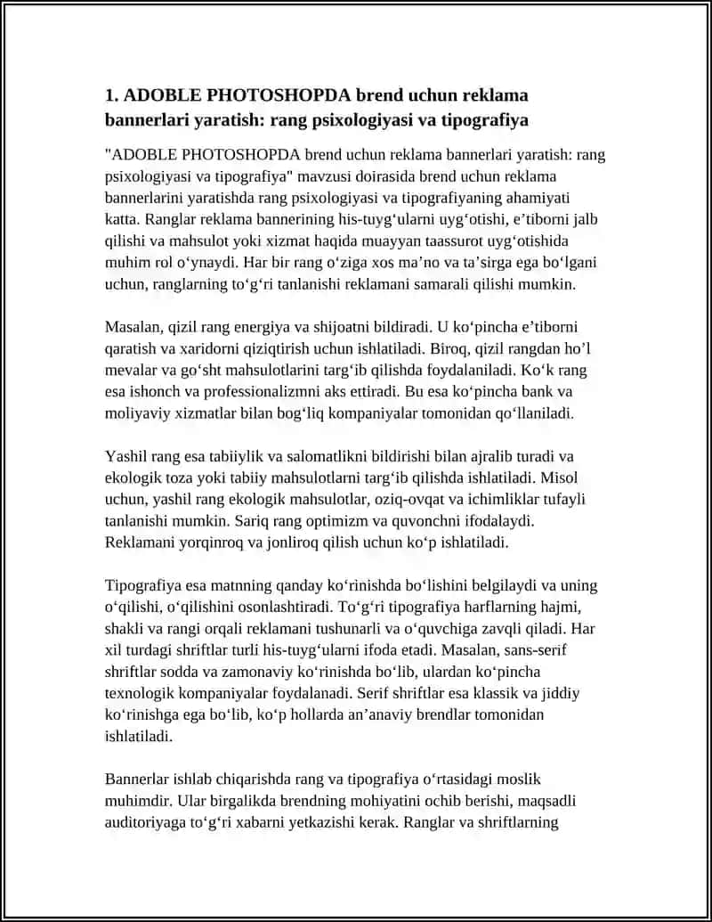 ADOBLE PHOTOSHOPDA REKLAMA VA MARKETING DIZAYNI YARATISHNING ZAMONAVIY USULLARI 3