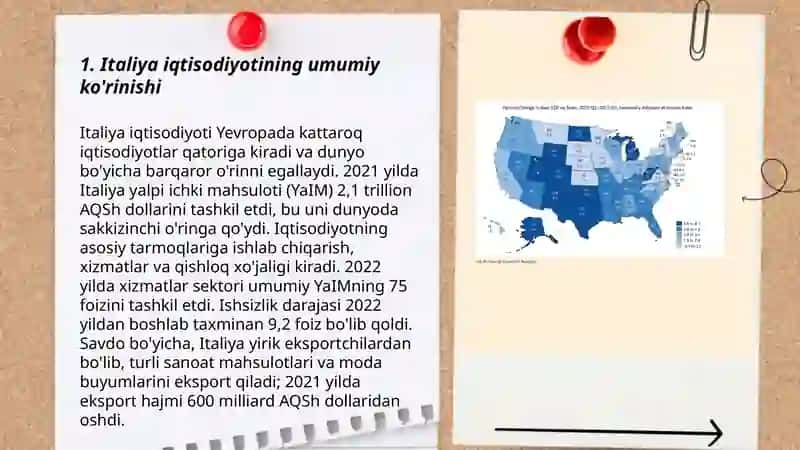 Italiya davlatining iqtisodiy tahlili 3