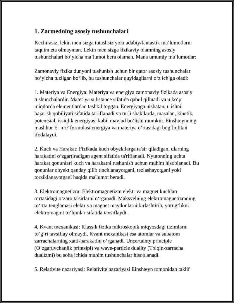 ZARMED UNDERSTAND 3