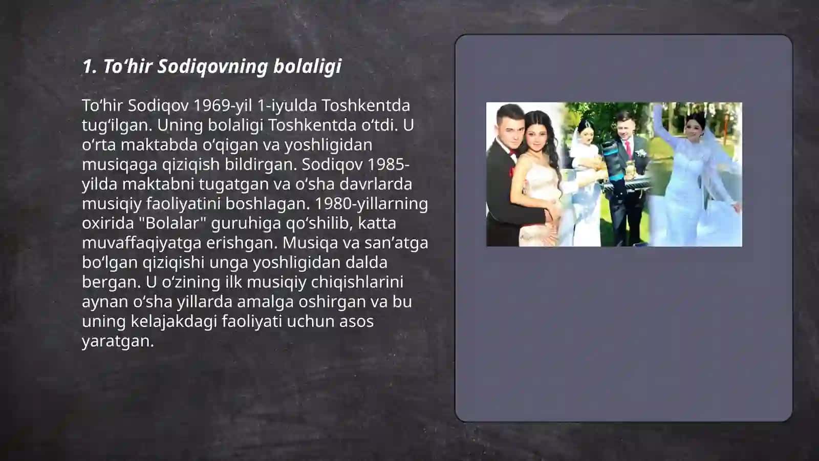 To‘hir Sodiqovning bolaligi 3