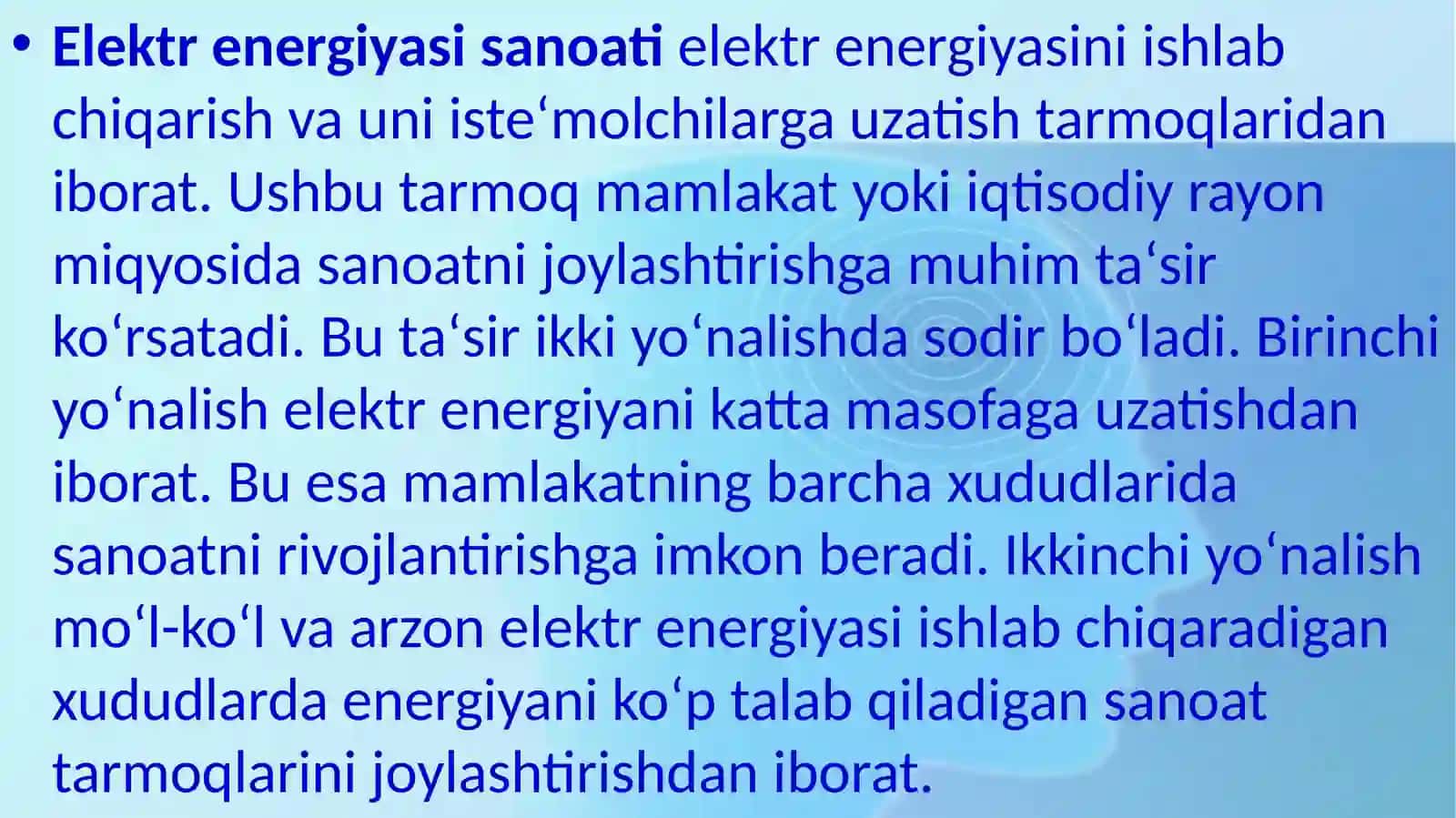 Elekt energiyasi sanoati 3