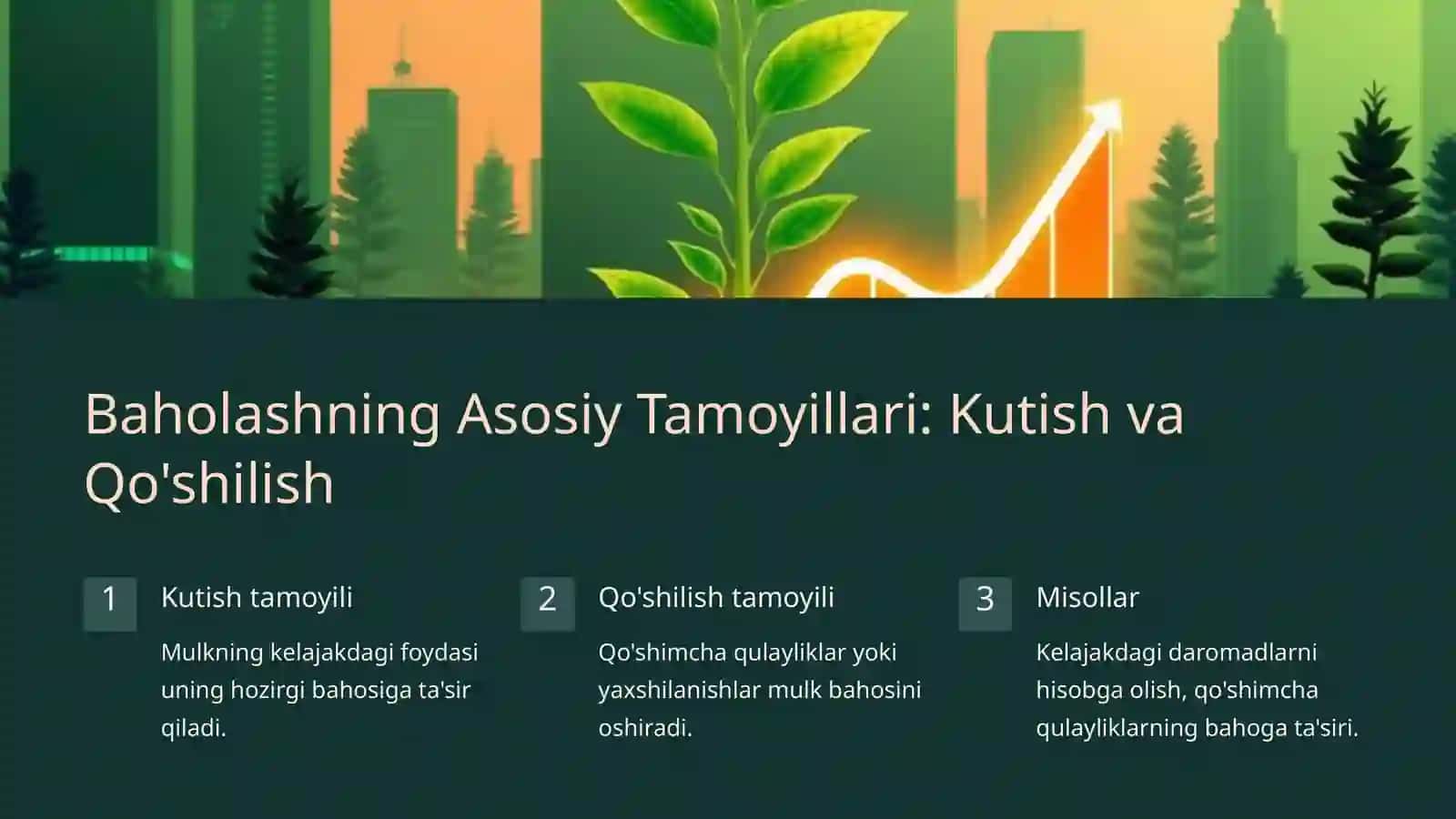 Koʻchmas Mulk Baholash: Asosiy Tushunchalar va Tamoyillar 3