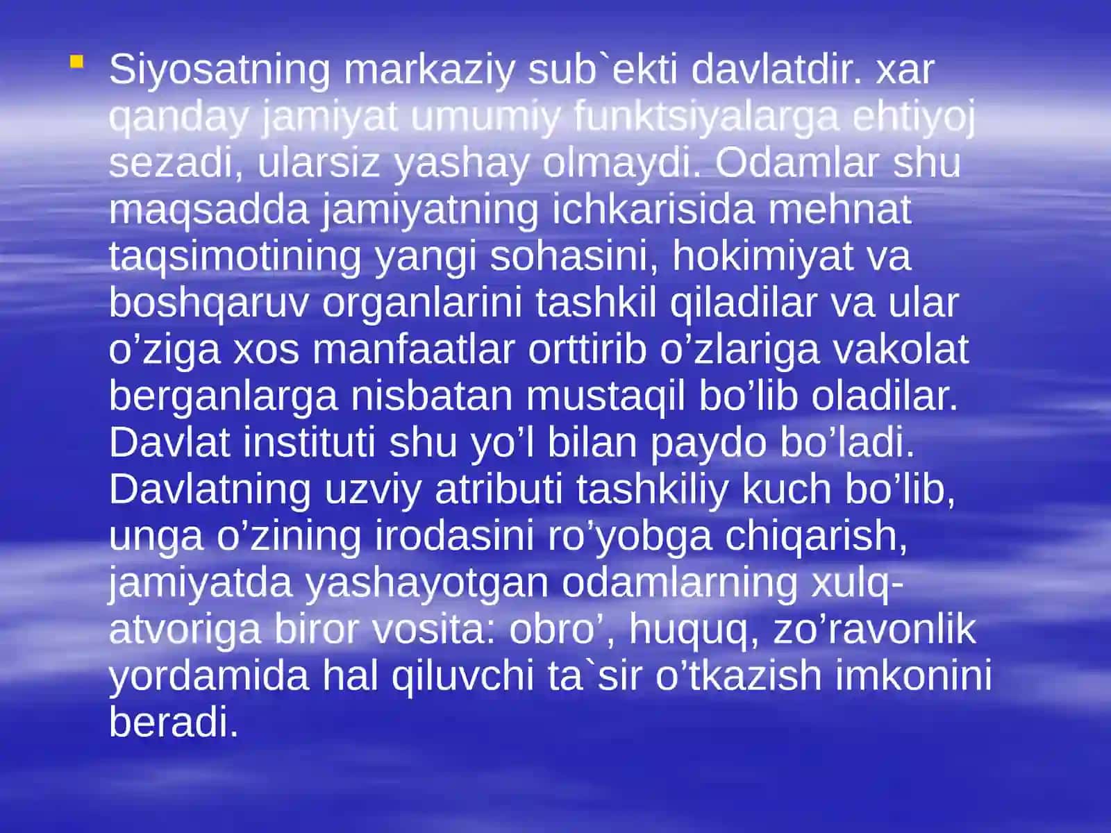 Ijtimoiy siyosat 3